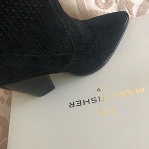 Marc Fisher LTD Daire Perforated Western bootie